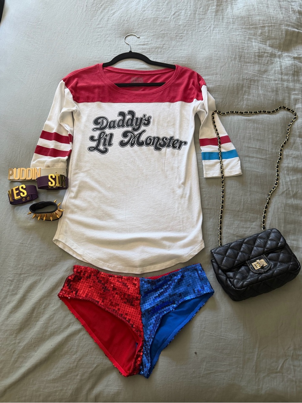 Harley Quinn Costume Set - “Suicide Squad” - Unique Leather Accessories